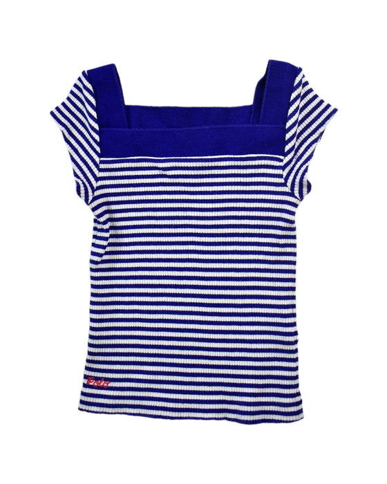 A Blue Short Sleeve Tops from Polo Ralph Lauren in size 3T for girl. (Front View)