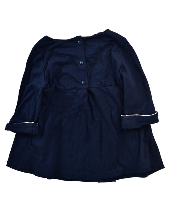 A Navy Long Sleeve Dresses from Ralph Lauren in size 12-18M for girl. (Back View)