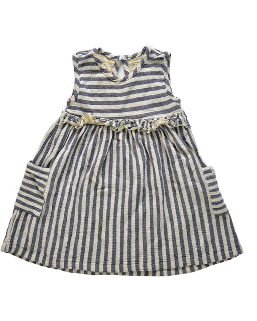 A Blue Sleeveless Dresses from Turtle Dove London in size 12-18M for girl. (Front View)