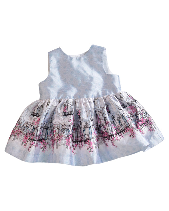 A Multicolour Sleeveless Dresses from Pippa & Julie in size 0-3M for girl. (Back View)