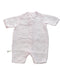 A Pink Long Sleeve Rompers from Organic Mom in size 6-12M for girl. (Back View)