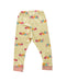 A Yellow Leggings from Organic Mom in size 2T for neutral. (Back View)