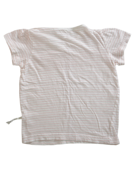 A Pink Short Sleeve T Shirts from Organic Mom in size 12-18M for girl. (Back View)