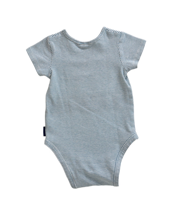 A White Rompers from Pappe in size 18-24M for boy. (Back View)