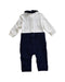 A Blue Long Overalls from Nicholas & Bears in size 6-12M for boy. (Back View)