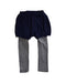 A Blue Shorts from Petit Bateau in size 18-24M for girl. (Back View)
