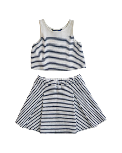 A White Skirt Sets from Polo Ralph Lauren in size 4T for girl. (Front View)