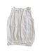 A White Sleeveless Tops from Christian Dior in size 6T for girl. (Back View)