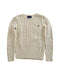 A Ivory Knit Sweaters from Ralph Lauren in size 6T for neutral. (Front View)