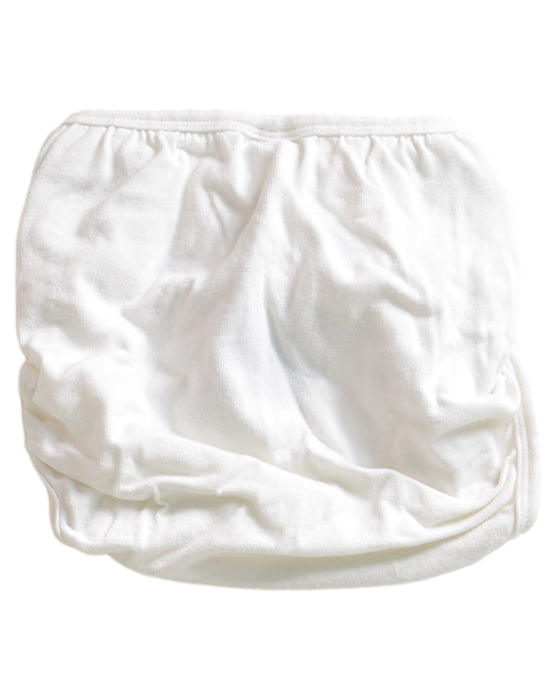 A White Cloth Diapers from Splash About in size M for neutral. (Back View)