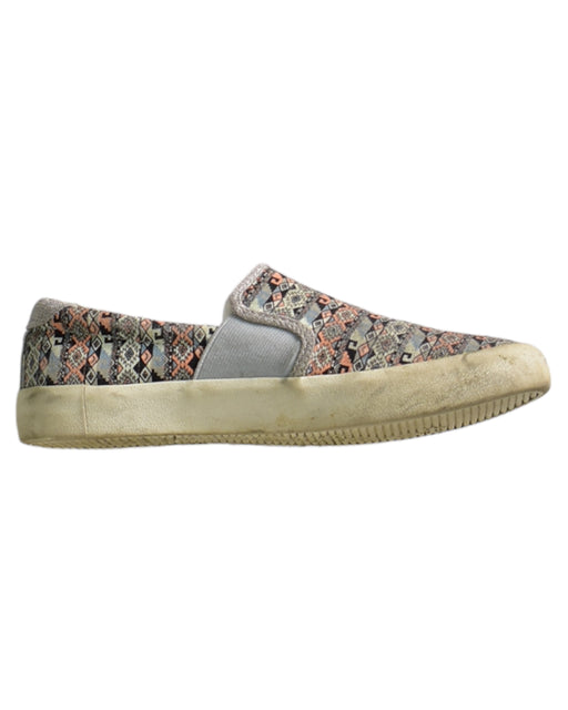 A Multicolour Slip Ons from Bucketfeet in size 9Y for girl. (Front View)