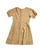 A Brown Short Sleeve Dresses from Seed in size 10Y for girl. (Back View)