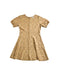 A Brown Short Sleeve Dresses from Seed in size 10Y for girl. (Front View)