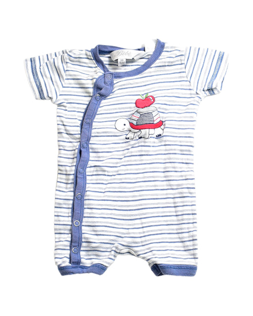 A Blue Bodysuits from Bébé by Minihaha in size 3-6M for neutral. (Front View)