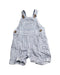 A Blue Overall Shorts from Early Days in size 6-12M for boy. (Front View)