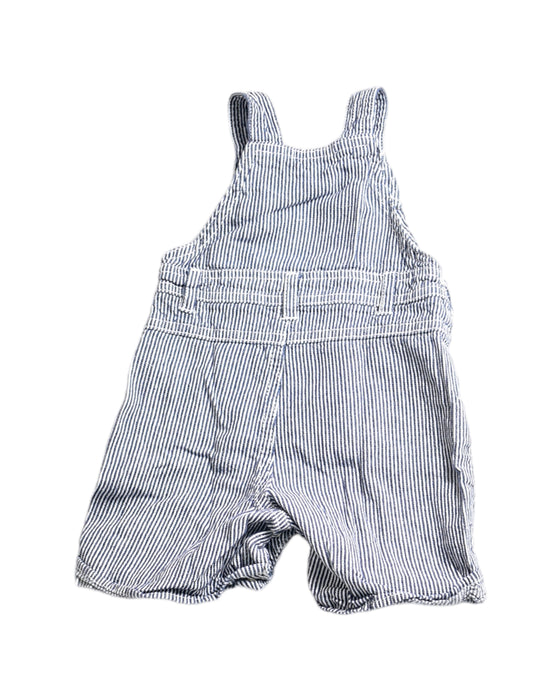 A Blue Overall Shorts from Early Days in size 6-12M for boy. (Back View)