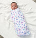 A Multicolour Swaddles from Aden & Anais in size Newborn for neutral. (Back View)