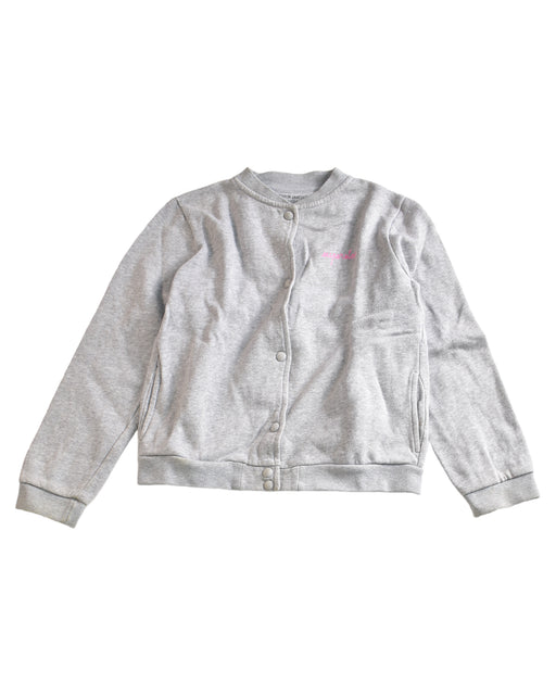 A Grey Cardigans from Maison Labiche in size 10Y for girl. (Front View)