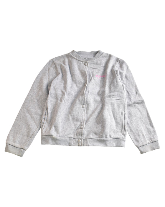 A Grey Cardigans from Maison Labiche in size 10Y for girl. (Front View)