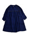 A Navy Long Sleeve Dresses from Bonpoint in size 10Y for girl. (Back View)