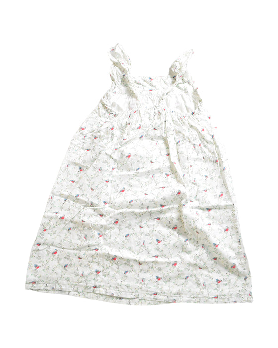 A White Sleeveless Dresses from Bonpoint in size 10Y for girl. (Back View)