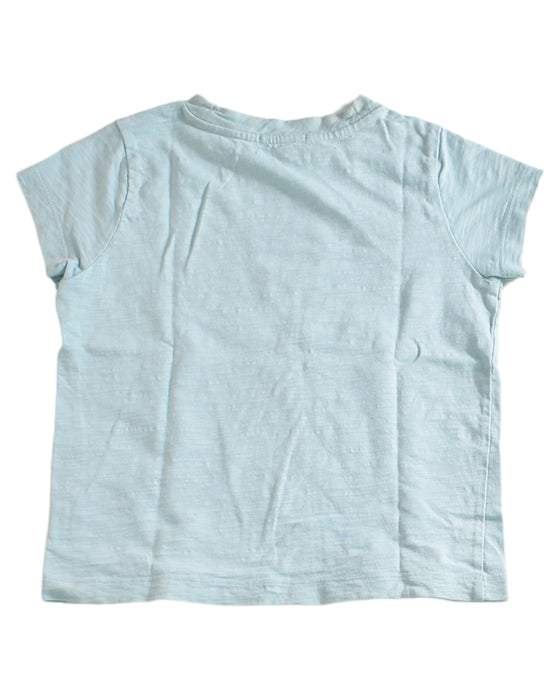A Blue Short Sleeve T Shirts from Bonpoint in size 6T for boy. (Back View)
