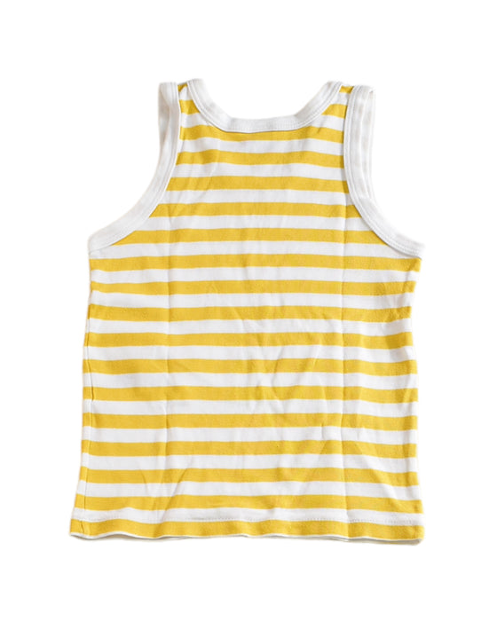 A White Sleeveless T Shirts from Petit Bateau in size 6T for neutral. (Back View)