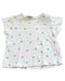 A White Short Sleeve T Shirts from Grain de Blé in size 3-6M for girl. (Front View)