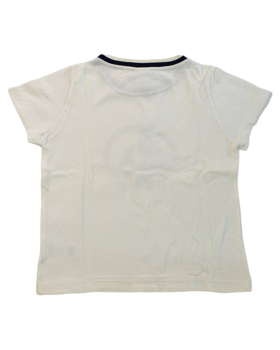 A White Short Sleeve T Shirts from Petit Bateau in size 4T for neutral. (Back View)
