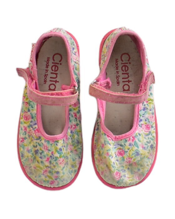 A Multicolour Flats from Cienta in size 3T for girl. (Back View)