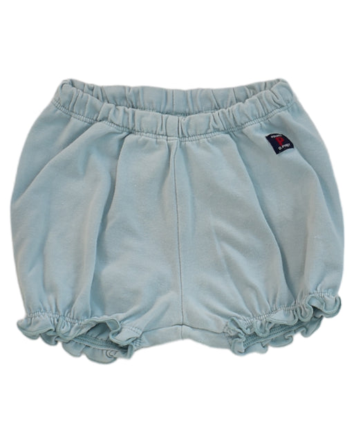 A Blue Shorts from Polarn O. Pyret in size Newborn for neutral. (Front View)