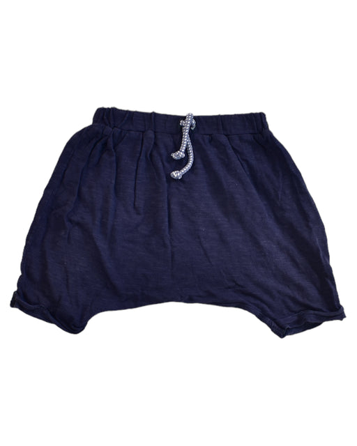 A Navy Shorts from Sense Organics in size 0-3M for boy. (Front View)