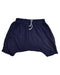 A Navy Shorts from Sense Organics in size 0-3M for boy. (Front View)