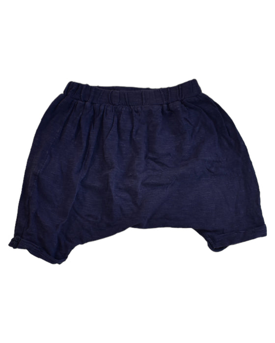 A Navy Shorts from Sense Organics in size 0-3M for boy. (Back View)