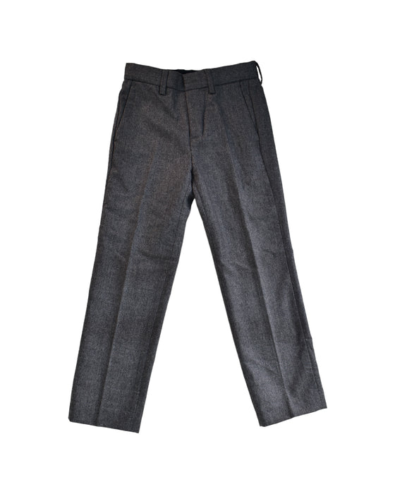 A Grey Dress Pants from Crewcuts in size 6T for boy. (Front View)
