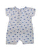 A White Short Sleeve Rompers from Kissy Kissy in size 3-6M for neutral. (Back View)