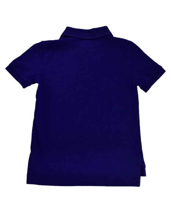 A Purple Short Sleeve Polos from Polo Ralph Lauren in size 7Y for boy. (Back View)
