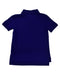 A Purple Short Sleeve Polos from Polo Ralph Lauren in size 7Y for boy. (Back View)