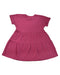 A Pink Short Sleeve Dresses from Seed in size 2T for girl. (Front View)