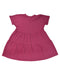 A Pink Short Sleeve Dresses from Seed in size 2T for girl. (Back View)