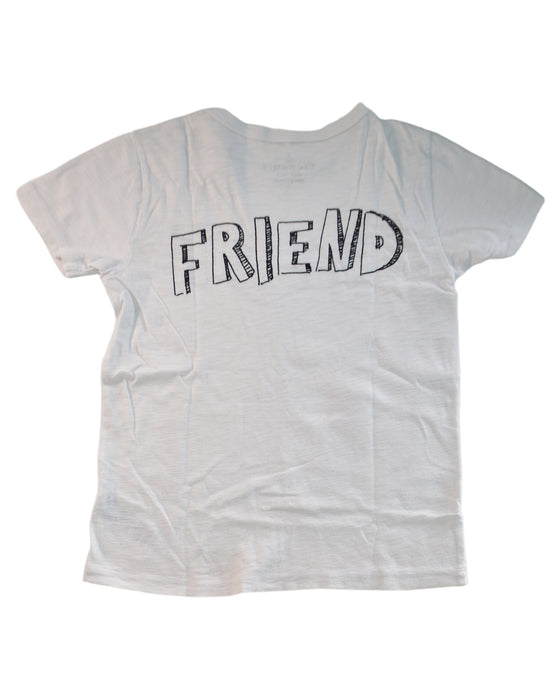 A White Short Sleeve T Shirts from Crewcuts in size 6T for boy. (Back View)