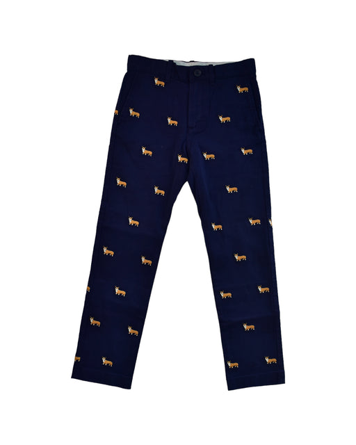 A Blue Casual Pants from Crewcuts in size 7Y for boy. (Front View)