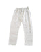 A White Casual Pants from Anokhi in size 6T for boy. (Front View)