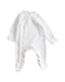 A White Long Sleeve Jumpsuits from Bout'Chou in size 0-3M for girl. (Front View)