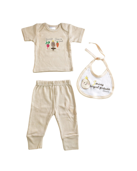 A Brown Leggings Sets from Shears in size 0-3M for neutral. (Front View)