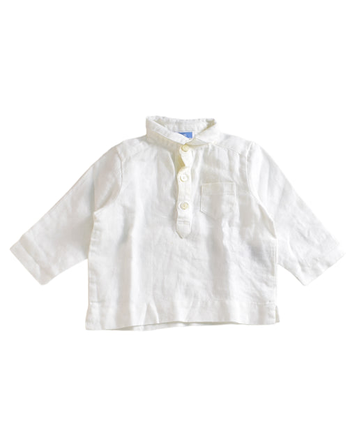 A White Shirts from Jacadi in size 0-3M for boy. (Front View)