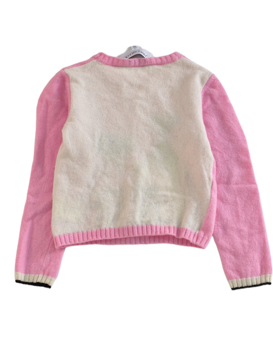 A Pink Crewneck Sweatshirts from Simonetta in size 3T for girl. (Back View)