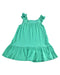 A Green Sleeveless Dresses from Seed in size 2T for girl. (Back View)