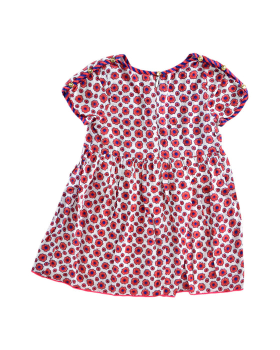 A Red Short Sleeve Dresses from Little Marc Jacobs in size 6-12M for girl. (Back View)
