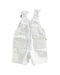 A White Overall Shorts from Bonpoint in size 3-6M for boy. (Back View)